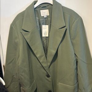 GAP Women's Olive Pea Coat